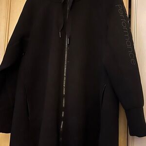 Calvin Klein Black athletic zip up